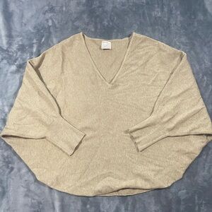 Kerisma V-Neck Sweater in Light Tan
